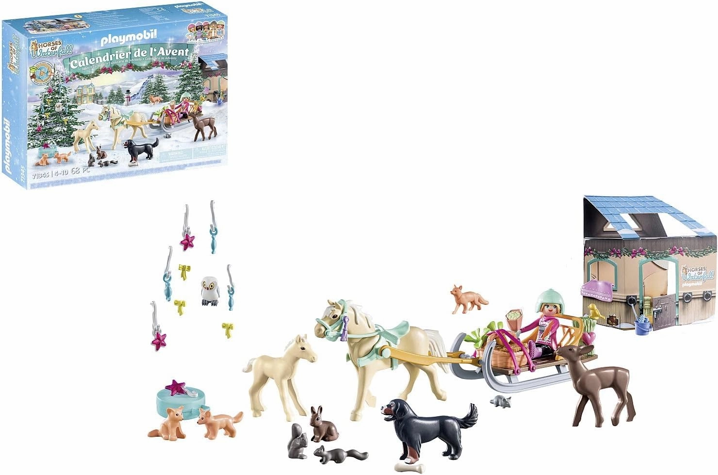 Playmobil Toys Playmobil 71345 Advent Calendar - Christmas Sleigh Ride