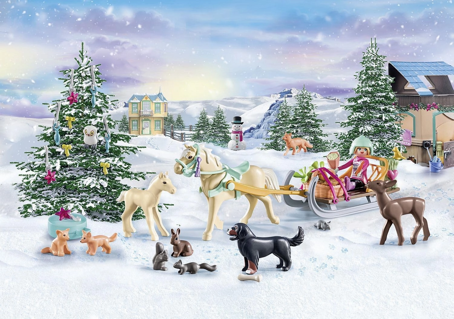 Playmobil Toys Playmobil 71345 Advent Calendar - Christmas Sleigh Ride