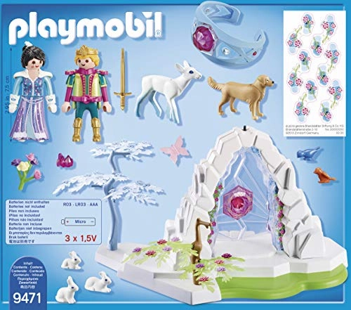 Playmobil Toys Playmobil 9471 Magic Crystal Gate to the Winter World with Light Effect and Magi