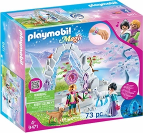 Playmobil Toys Playmobil 9471 Magic Crystal Gate to the Winter World with Light Effect and Magi