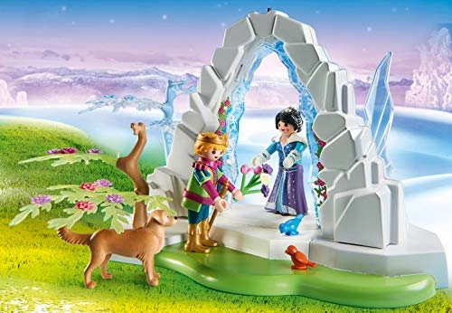 Playmobil Toys Playmobil 9471 Magic Crystal Gate to the Winter World with Light Effect and Magi