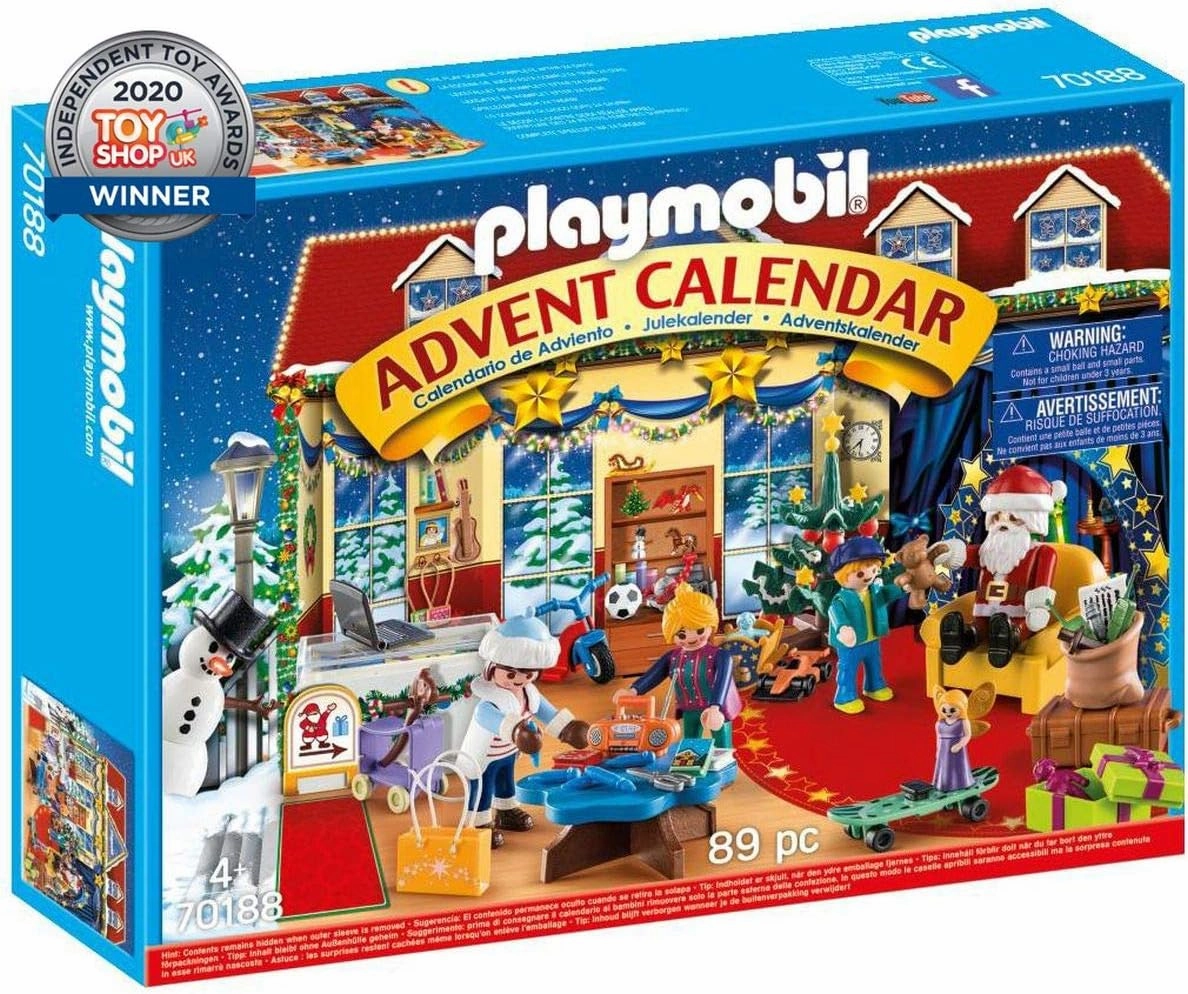 Playmobil Toys PLAYMOBIL - Christmas Toy Store Advent Calendar (70188)