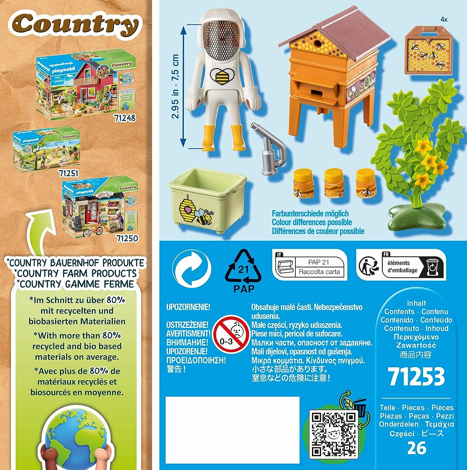Playmobil Toys Playmobil - Country Beekeeper