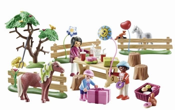 Playmobil Toys Playmobil - Country Pony Farm Birthday Party Playset (70997)