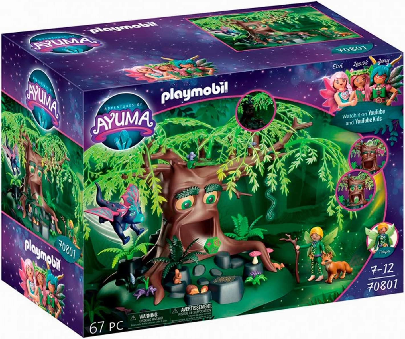 Playmobil Toys PLAYMOBIL Adventures of Ayuma 70801 Tree of Wisdom, For ages 7 