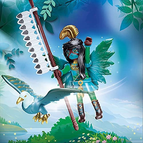 Playmobil Toys PLAYMOBIL Adventures of Ayuma 70802 Knight Fairy with Soul Animal, For ages 7 