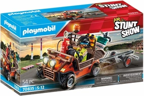 Playmobil Toys PLAYMOBIL Air Stunt Show 70835 Mobile Repair Service, Repair Vehicle with Mechanic, Toy Car for 5  Year Olds