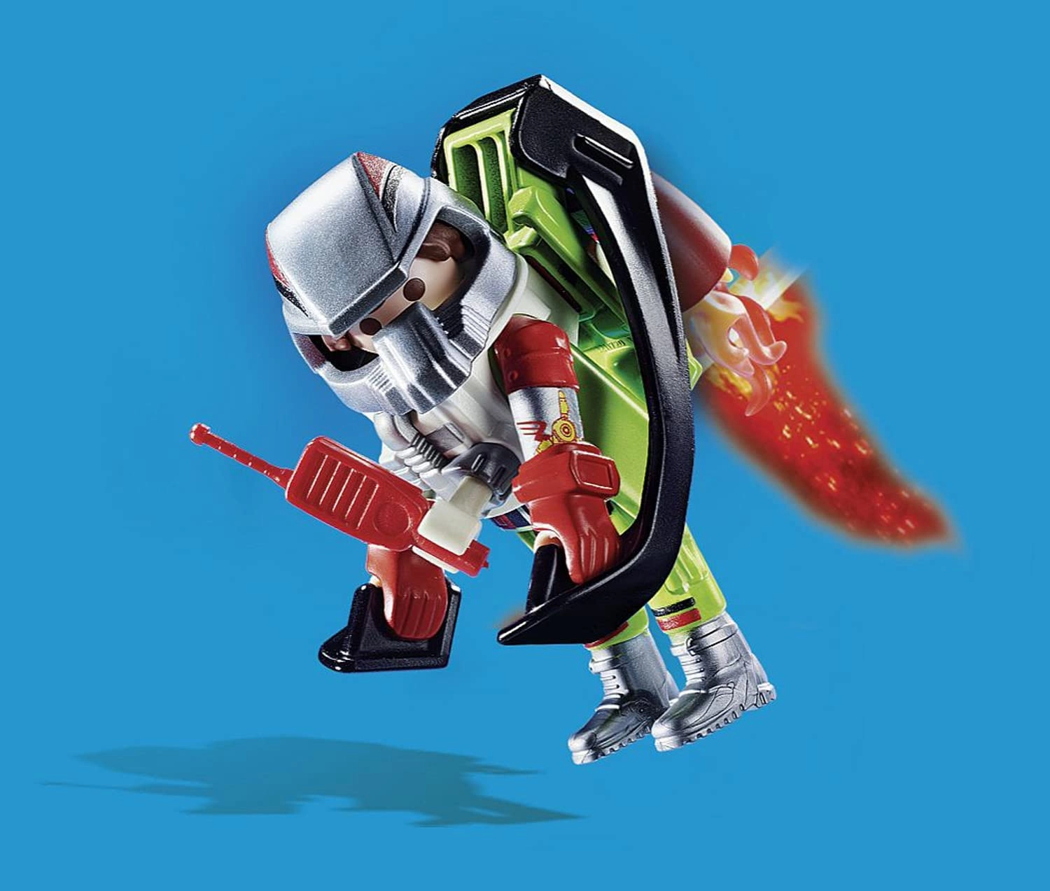 Playmobil Toys PLAYMOBIL Air Stunt Show 70836 Stuntman with Jet Pack, Includes Launch Platform,