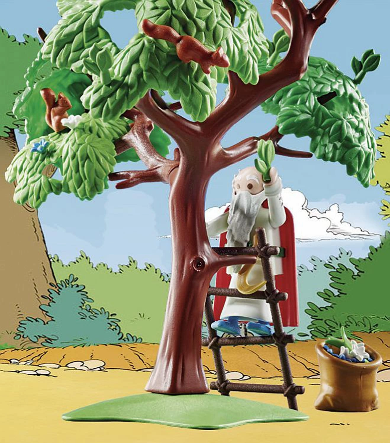 Playmobil Toys PLAYMOBIL Asterix 70933 Getafix with the Cauldron of Magic Potion, Toy for Children Ages 5 