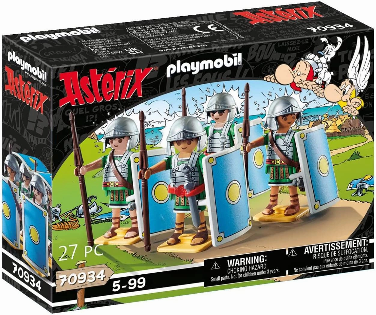 Playmobil Toys PLAYMOBIL Asterix 70934 Roman Troop, Toy for Children Ages 5 