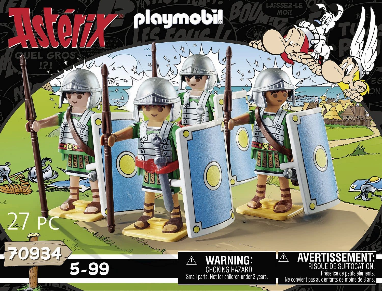 Playmobil Toys PLAYMOBIL Asterix 70934 Roman Troop, Toy for Children Ages 5 