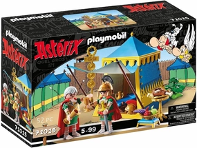 Playmobil Toys PLAYMOBIL Asterix 71015 Leader's Tent with Generals, Toy for Children Ages 5 