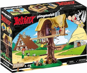 Playmobil Toys PLAYMOBIL Asterix 71016 Cacofonix with Treehouse, Toy for Children Ages 5 