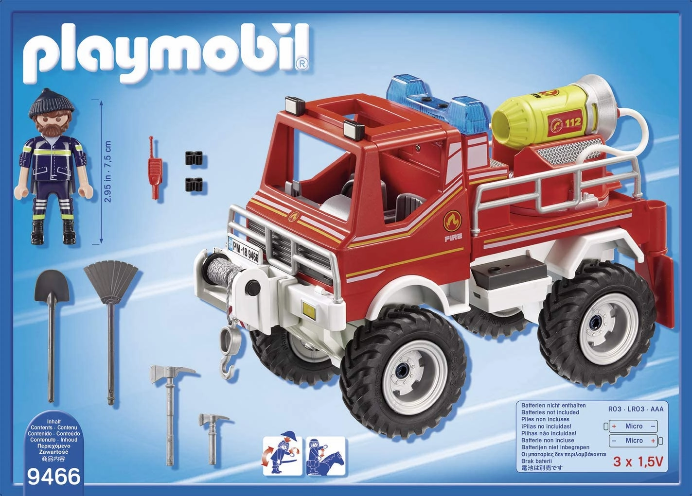 Playmobil Toys Playmobil City Action 9466 Fire Truck for Children Ages 5 