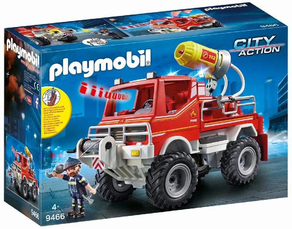 Playmobil Toys Playmobil City Action 9466 Fire Truck for Children Ages 5 