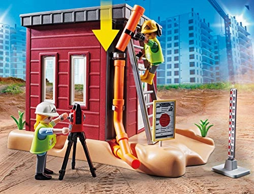 Playmobil Toys Playmobil City Action Construction Small Excavator - Movable Bucket & 2 Figures (70443)