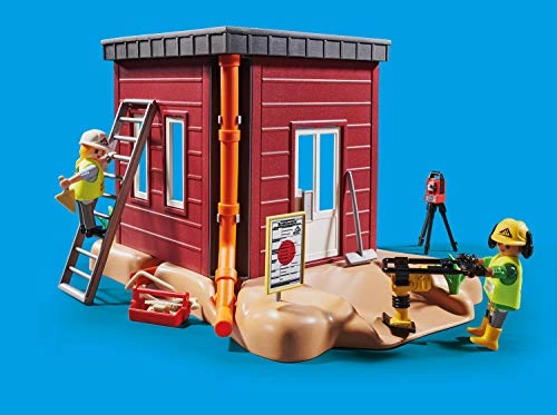 Playmobil Toys Playmobil City Action Construction Small Excavator - Movable Bucket & 2 Figures (70443)