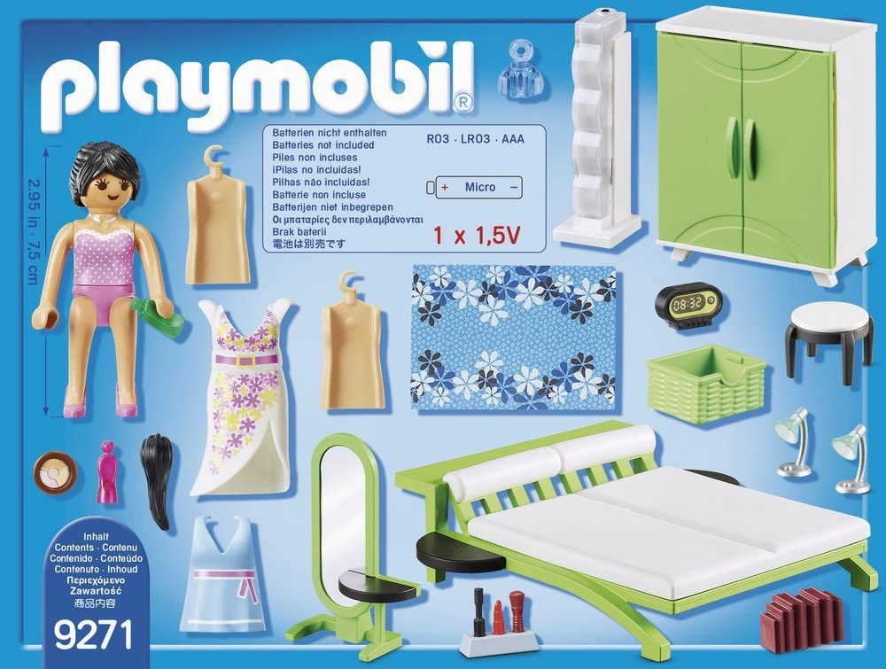 Playmobil Toys Playmobil City Life 9271 Bedroom for Children Ages 4 