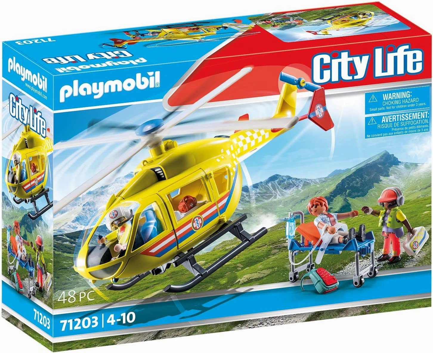 Playmobil Toys Playmobil City Life Medical Helicopter
