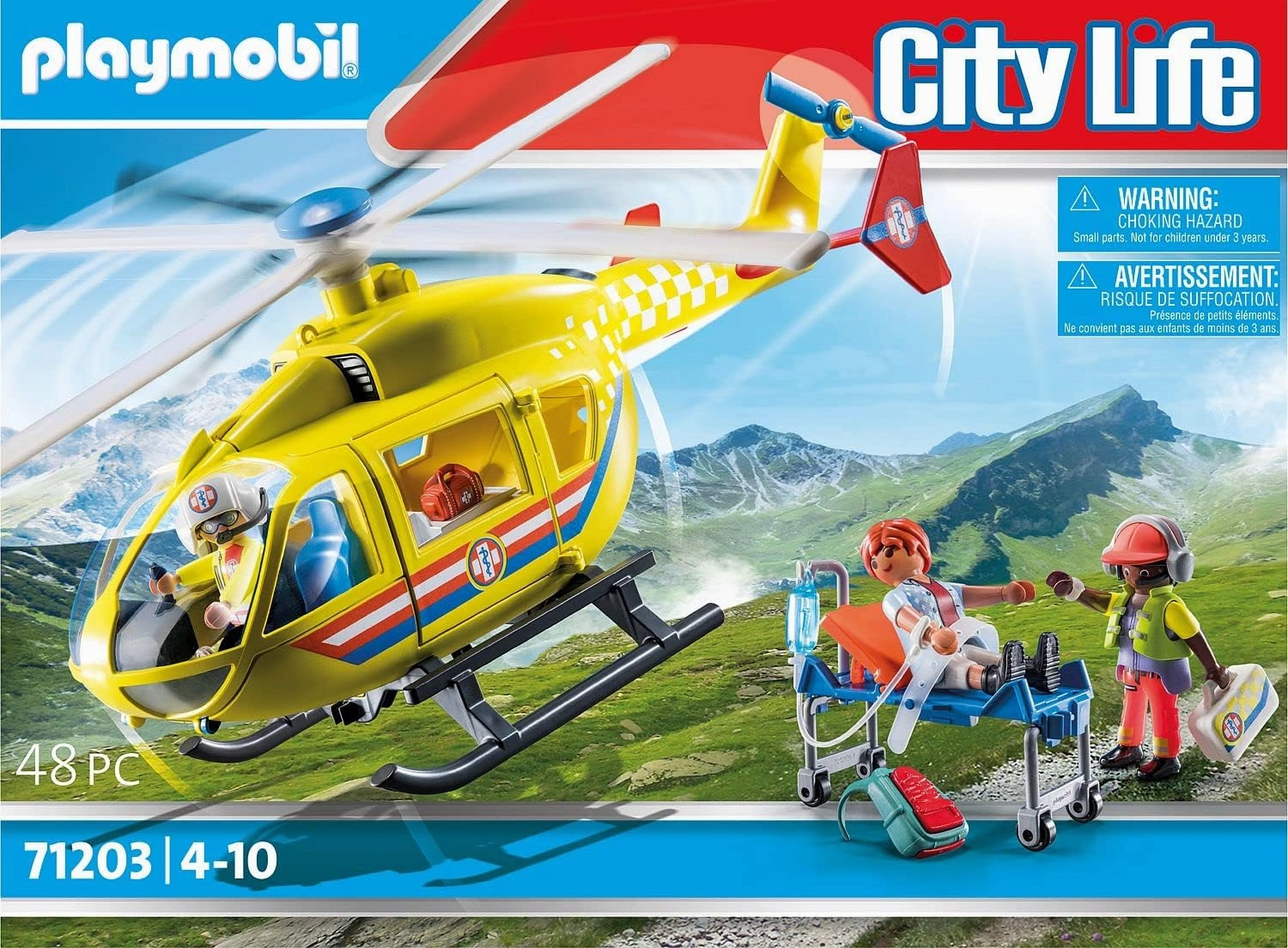 Playmobil Toys Playmobil City Life Medical Helicopter