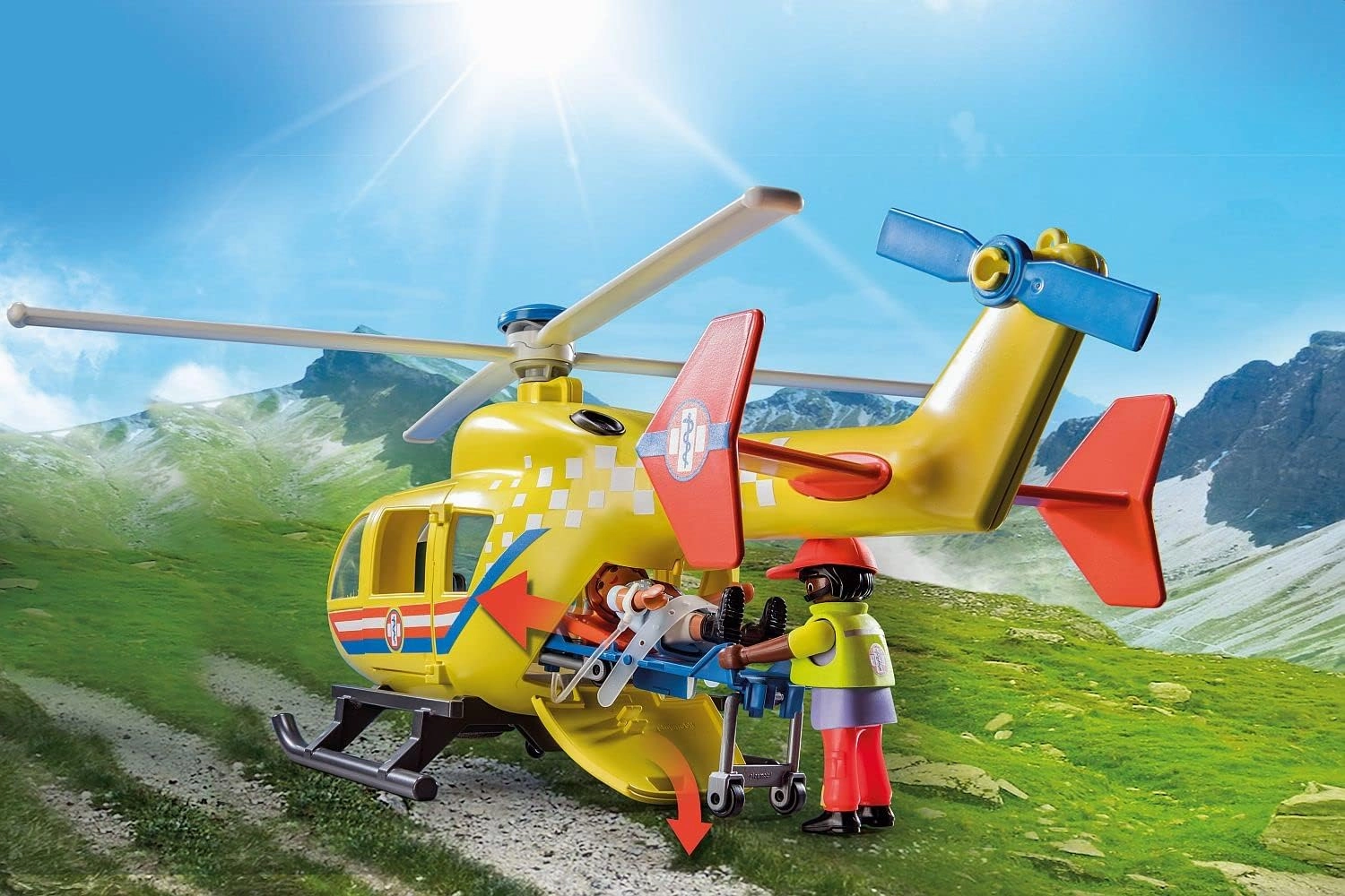 Playmobil Toys Playmobil City Life Medical Helicopter