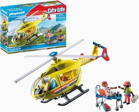 Playmobil Toys Playmobil City Life Medical Helicopter