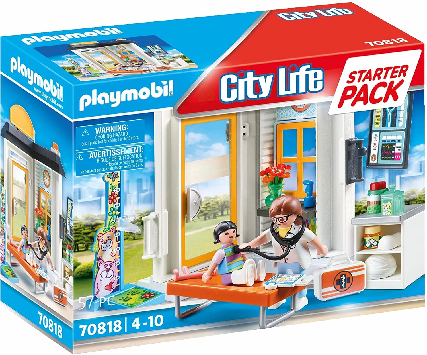 Playmobil Toys Playmobil City Life Paediatrician Starter Pack