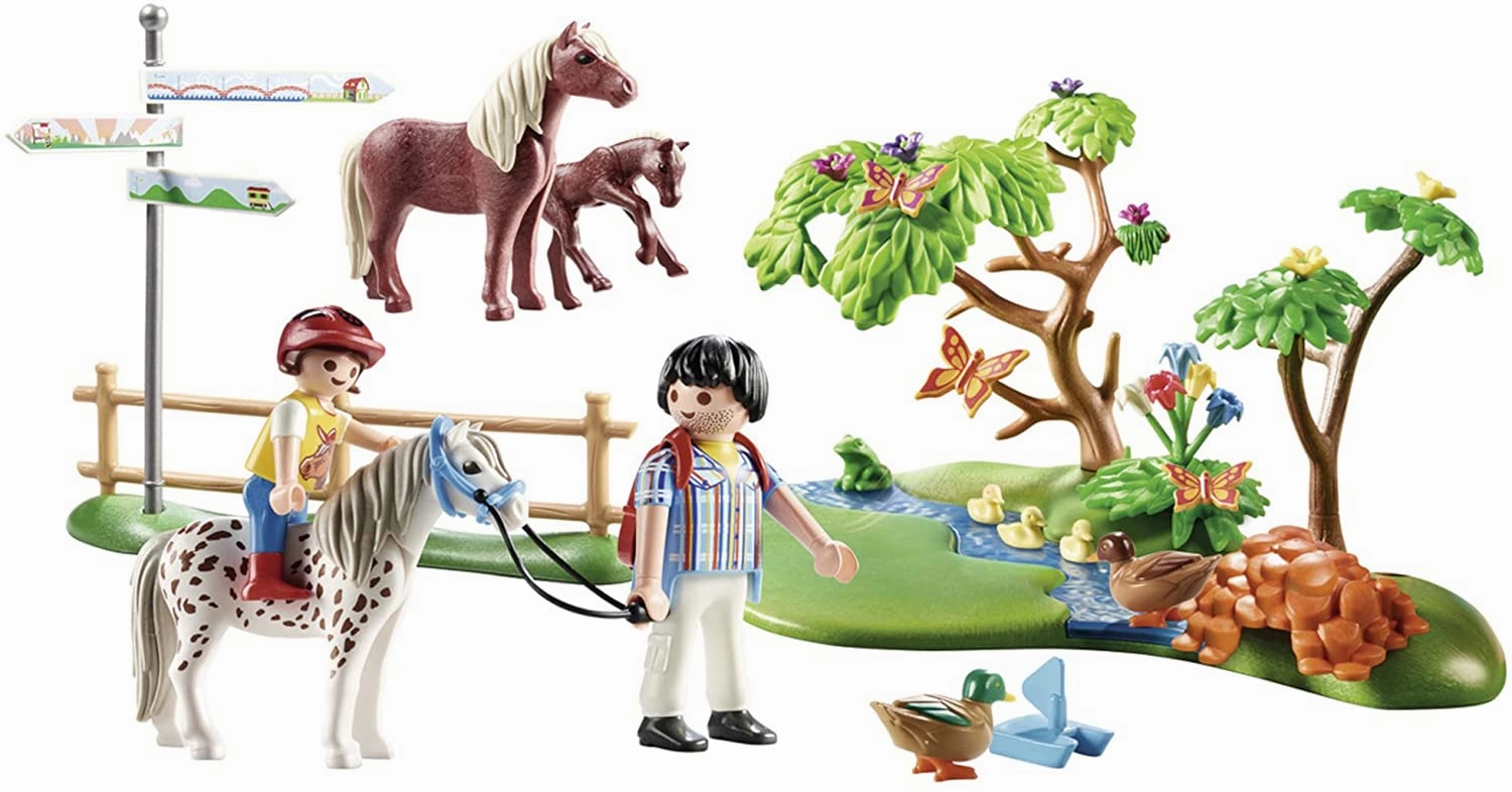 Playmobil Toys PLAYMOBIL Country 70512 Adventure Pony Ride, For ages 4 