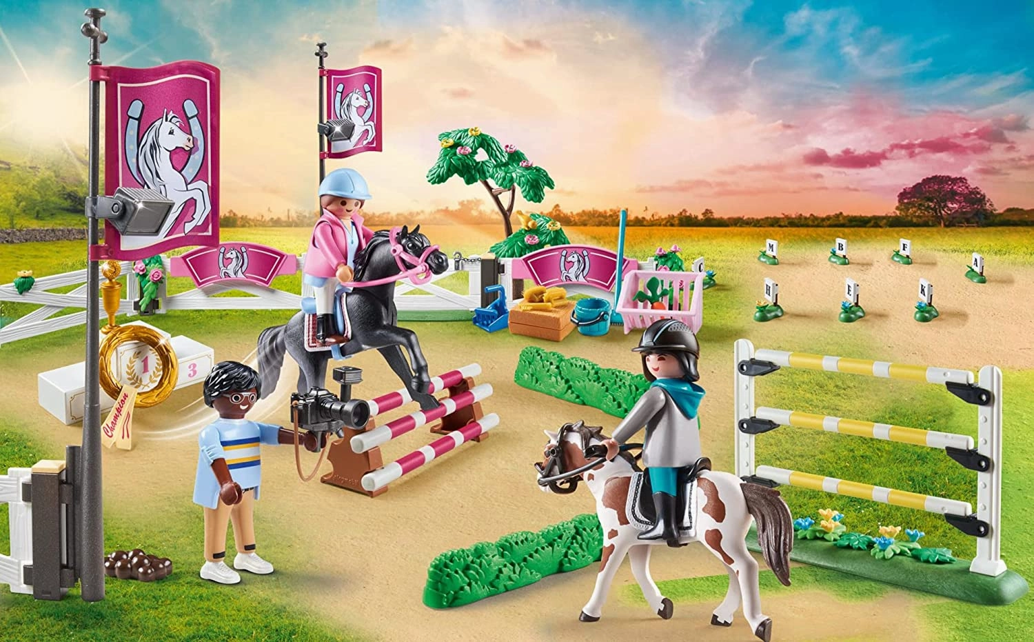 Playmobil Toys Playmobil Country 70996 Horse Riding Tournament, Toy for children ages 4 