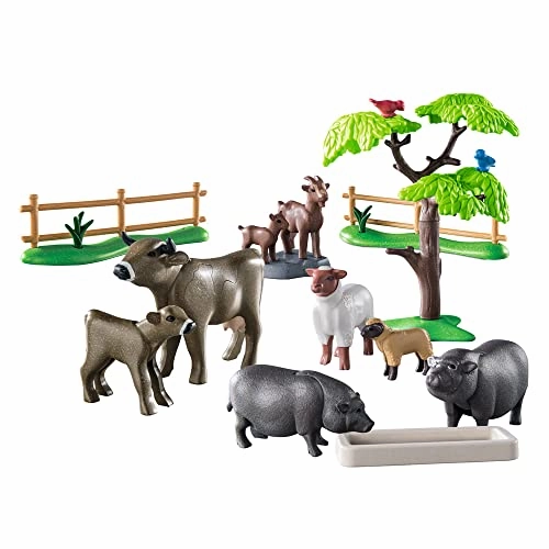 Playmobil Toys Playmobil Country Animal Set With Paddock