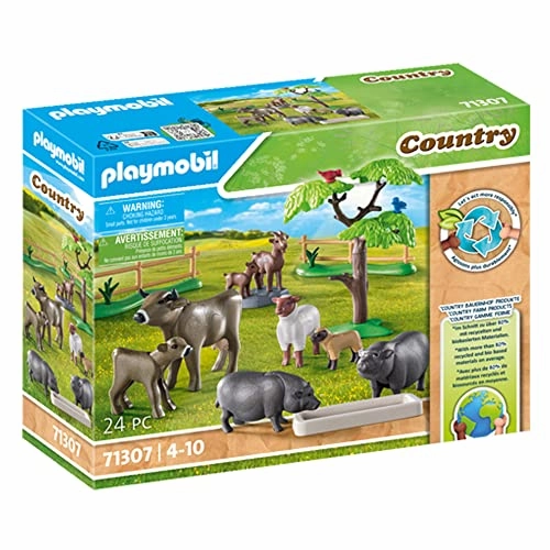 Playmobil Toys Playmobil Country Animal Set With Paddock