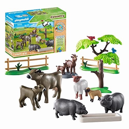 Playmobil Toys Playmobil Country Animal Set With Paddock