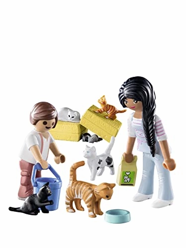 Playmobil Toys Playmobil Country Cat Family - Sustainable Farm Playset for Ages 4  (71309)