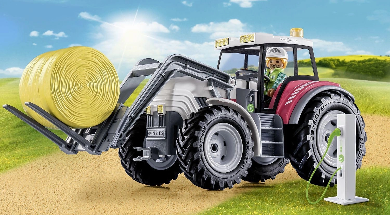 Playmobil Toys Playmobil Country Large Electric Tractor