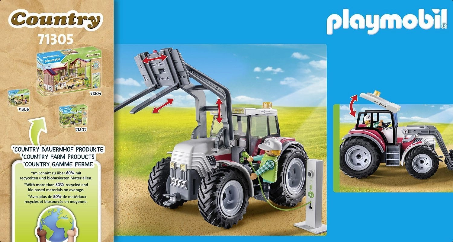 Playmobil Toys Playmobil Country Large Electric Tractor
