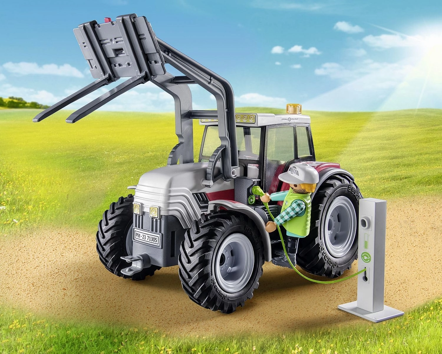 Playmobil Toys Playmobil Country Large Electric Tractor