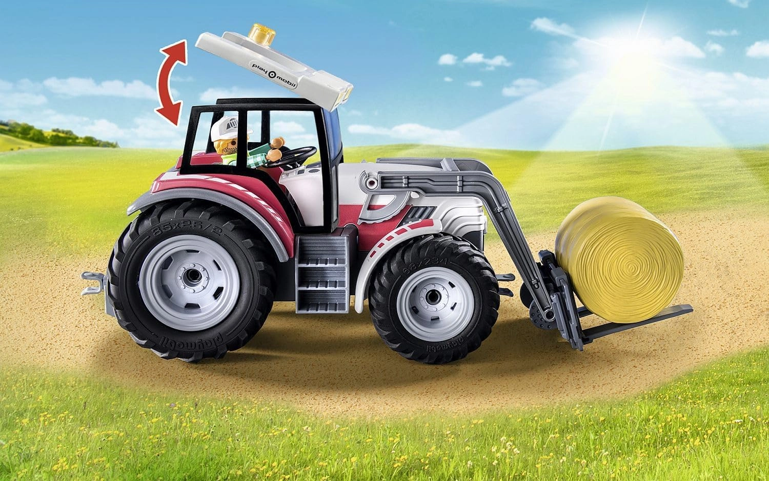 Playmobil Toys Playmobil Country Large Electric Tractor