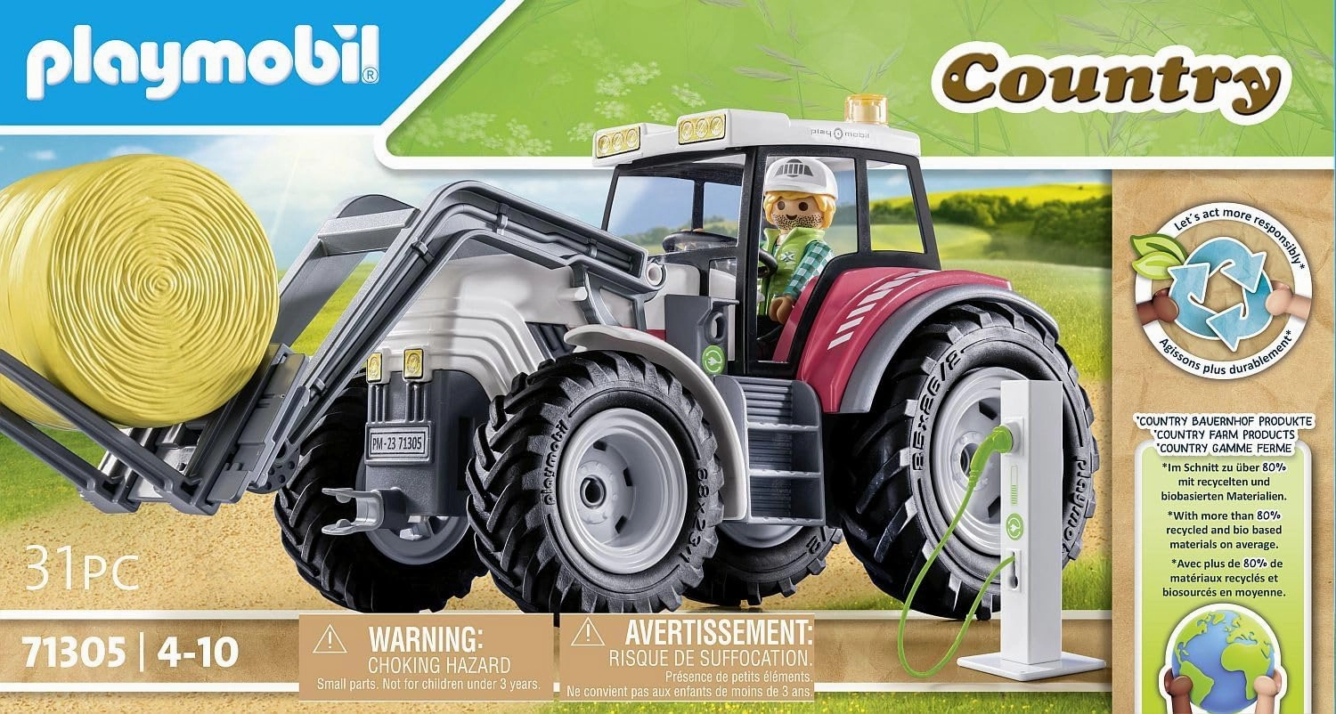 Playmobil Toys Playmobil Country Large Electric Tractor