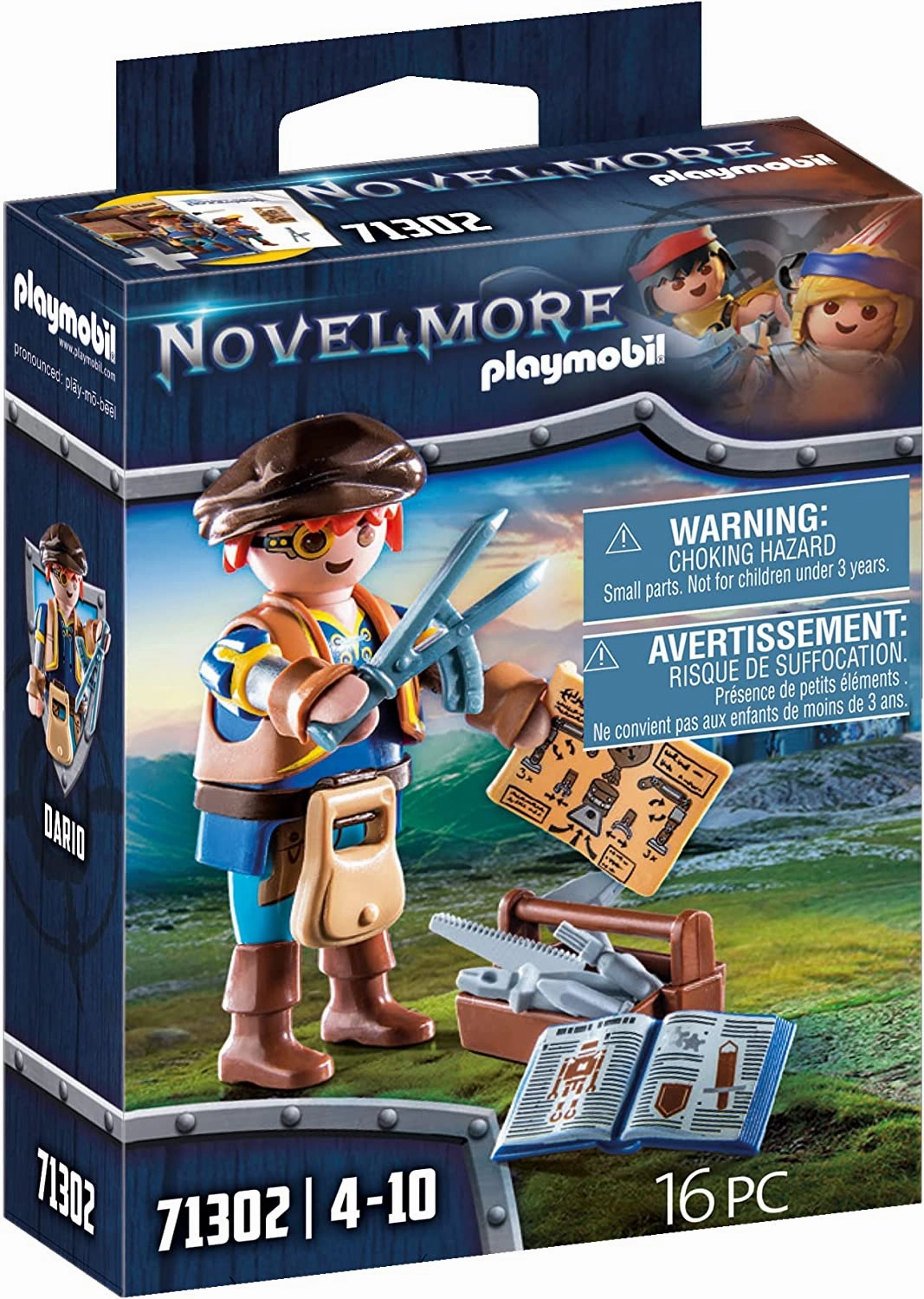 Playmobil Toys Playmobil DARIO ET OUTILS NOVELMORE