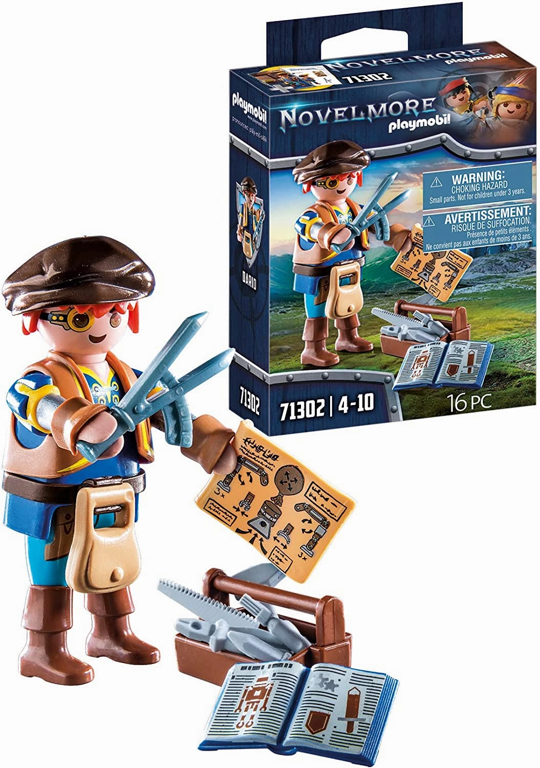 Playmobil Toys Playmobil DARIO ET OUTILS NOVELMORE
