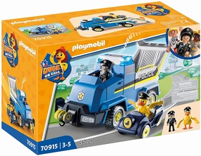 Playmobil Toys Playmobil DUCK ON CALL 70915 Police Emergency Vehicle, With Light and Sound, Toy for Children Ages 3 