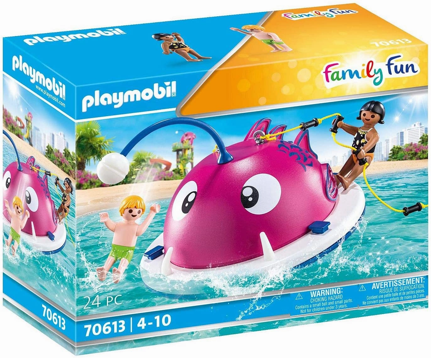 Playmobil Toys PLAYMOBIL Family Fun 70613 Swimming Island, Floats on Water, For ages 4 