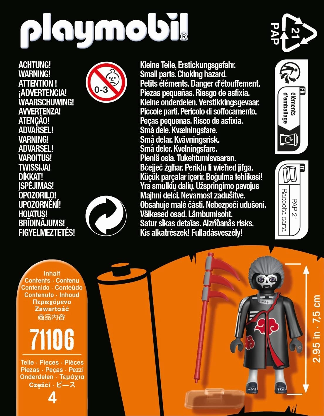 Playmobil Toys Playmobil Naruto: Hidan Figure