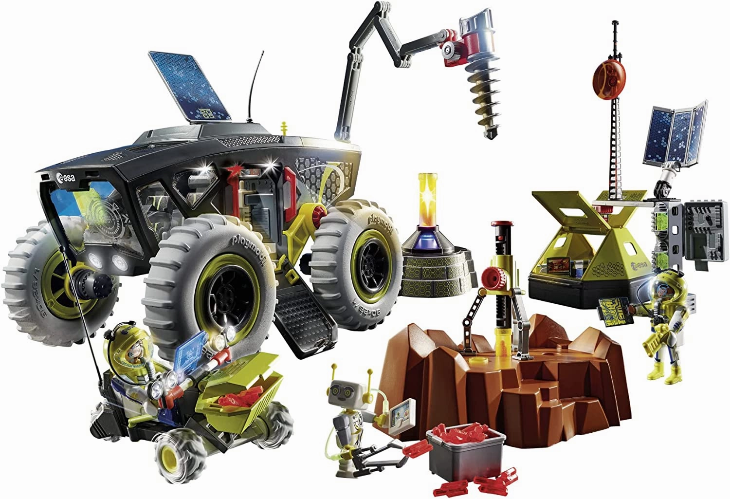 Playmobil Toys Playmobil Space 70888 ESA Mars Expedition with vehicles, light and sound effects