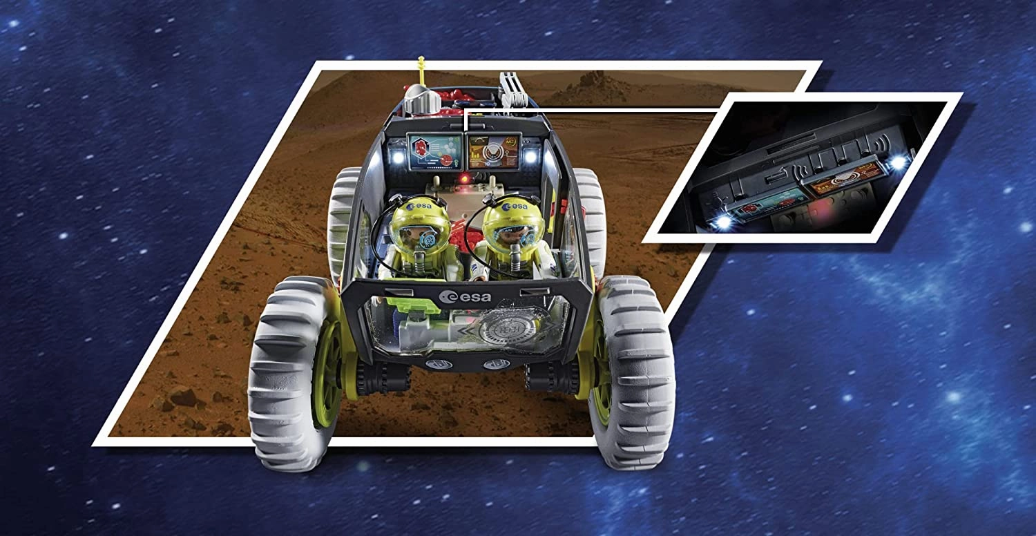 Playmobil Toys Playmobil Space 70888 ESA Mars Expedition with vehicles, light and sound effects