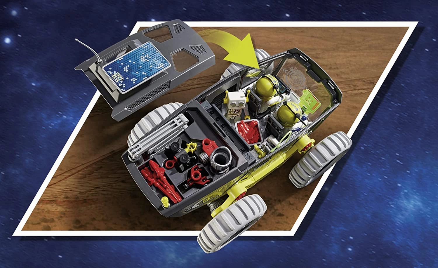 Playmobil Toys Playmobil Space 70888 ESA Mars Expedition with vehicles, light and sound effects