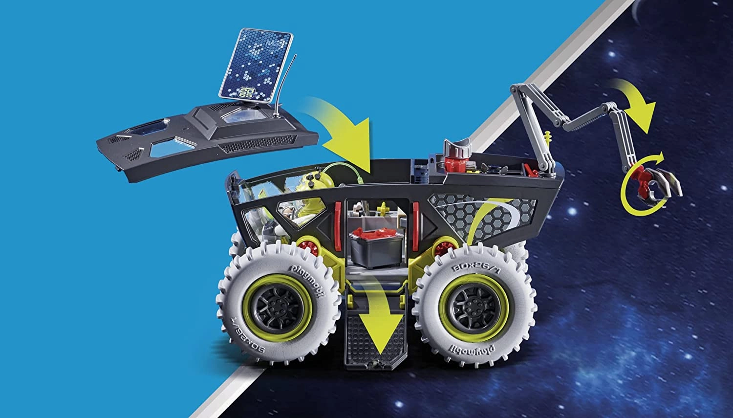 Playmobil Toys Playmobil Space 70888 ESA Mars Expedition with vehicles, light and sound effects