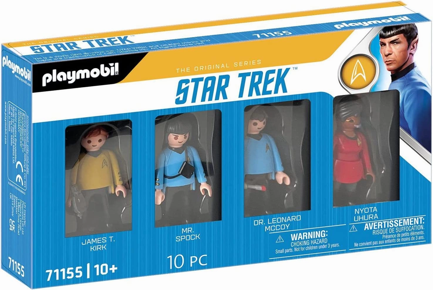 Playmobil Toys PLAYMOBIL Star Trek 71155 Star Trek Figure Set, 4 Collectible Figures for Star T