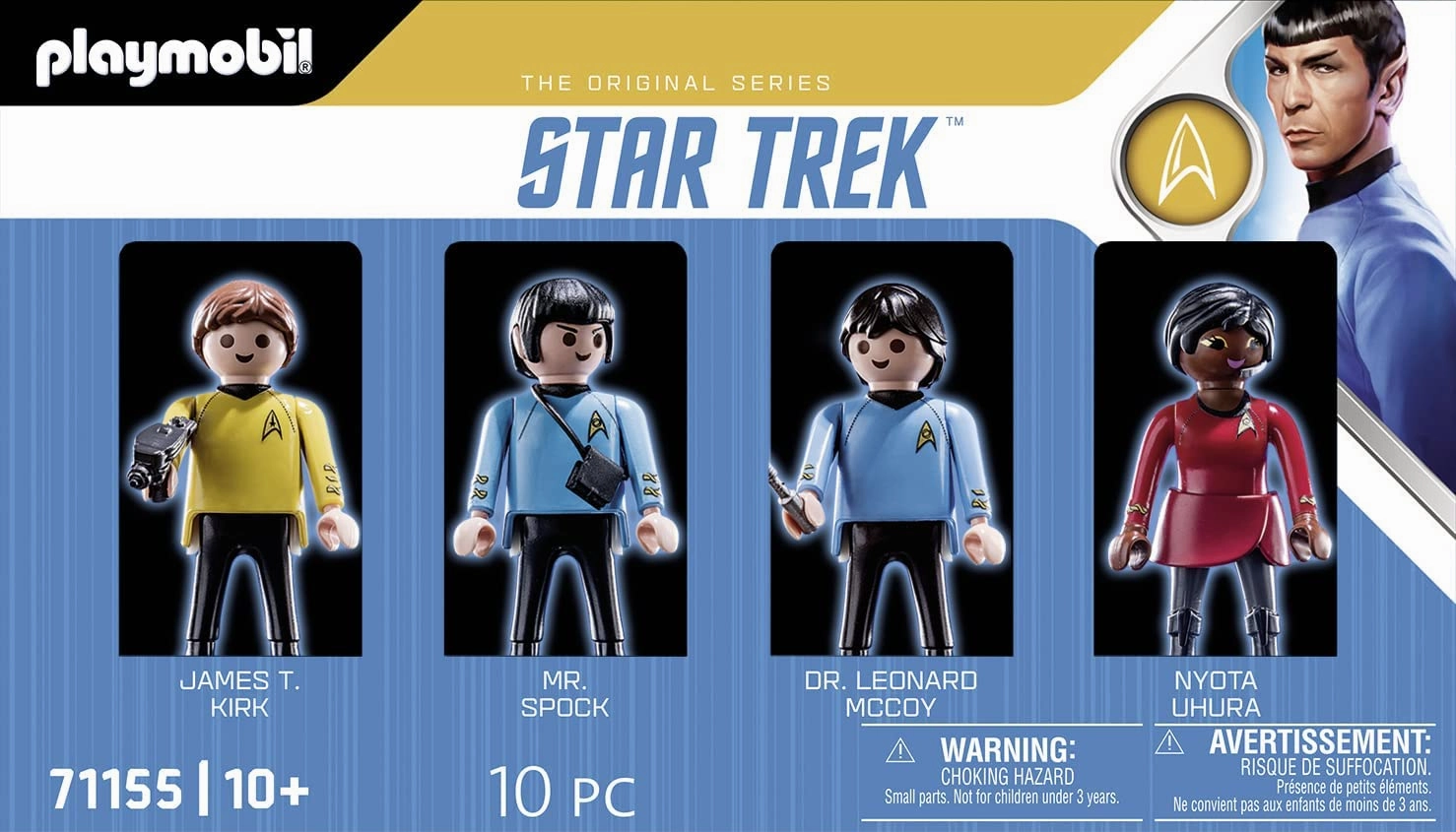 Playmobil Toys PLAYMOBIL Star Trek 71155 Star Trek Figure Set, 4 Collectible Figures for Star T