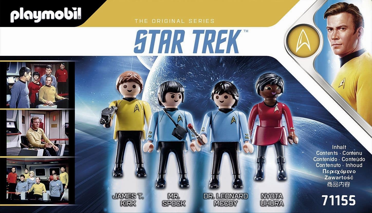 Playmobil Toys PLAYMOBIL Star Trek 71155 Star Trek Figure Set, 4 Collectible Figures for Star T